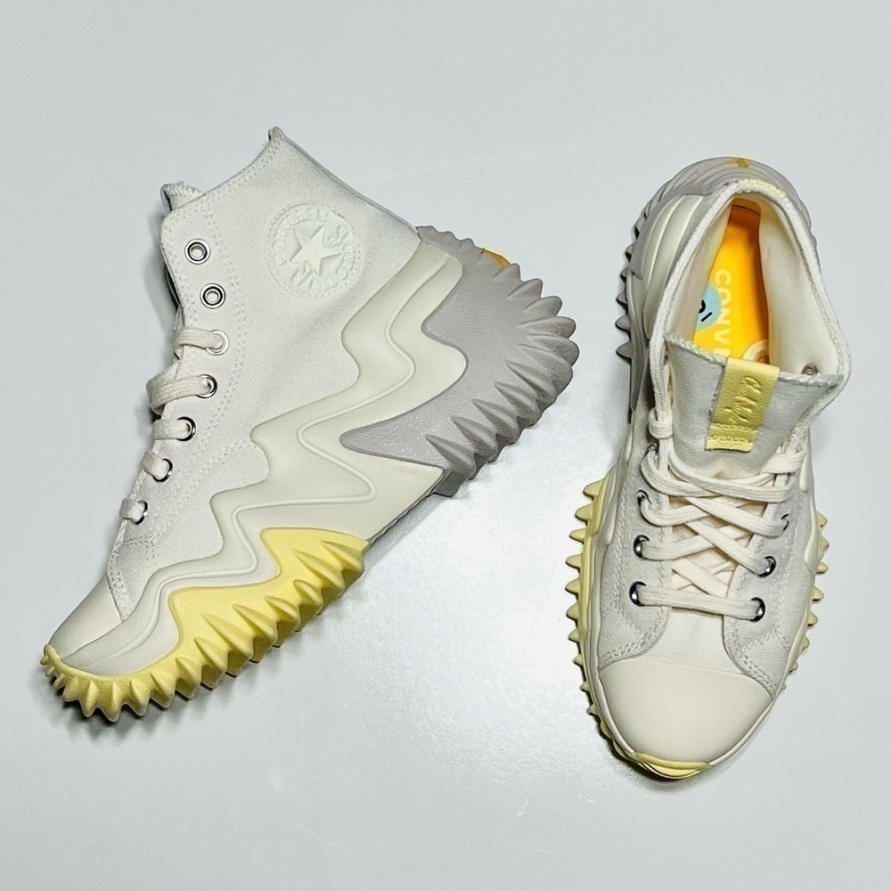 SIZE 6 Mens 7.5W Converse Run Star Motion 'Trance Form' Shoes - Egret A00874C